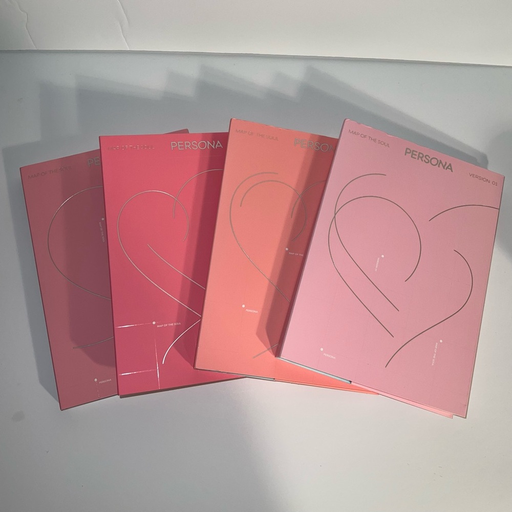bts map of the soul persona albums - all 4 versions!